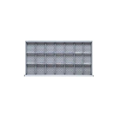 Lista International HS Drawer Layout, 21 Compartments 7" H HDR621-200